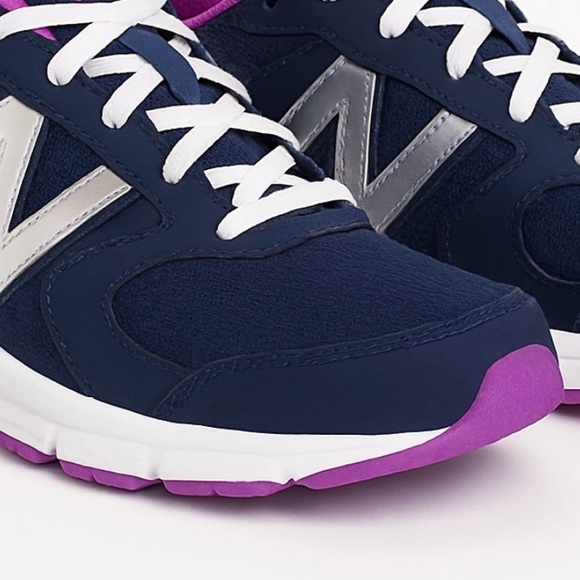 New Balance 635 Women’s Running Shoes – Navy & Purple, Lightweight - Picture 3 of 7